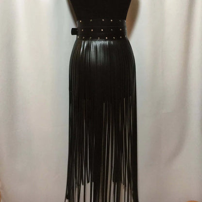 Sexy Gothic Leather Harness Waist Belt