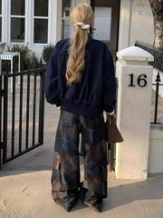 Camouflage Gothic Spliced Pant