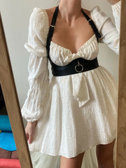 Body Gothic Harness Leather Chain Belt