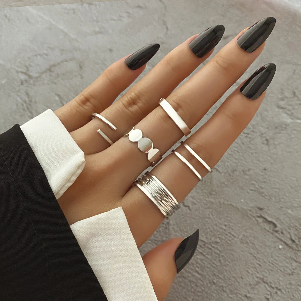 Fashion Simple Gothic Cross Punk Ring