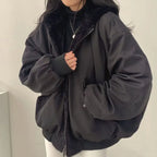 Double-Sided Wear Hooded Cotton Coat