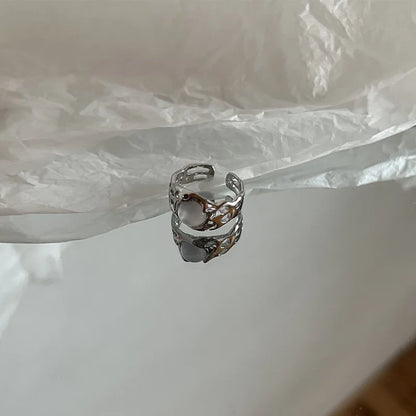 Kpop Y2K Crystal Star Gothic Ring