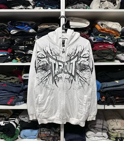 Gothic Vintage Big Pattern Hoodie
