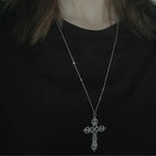 Vintage Cross Gothic Punk Dangle Drop Earring