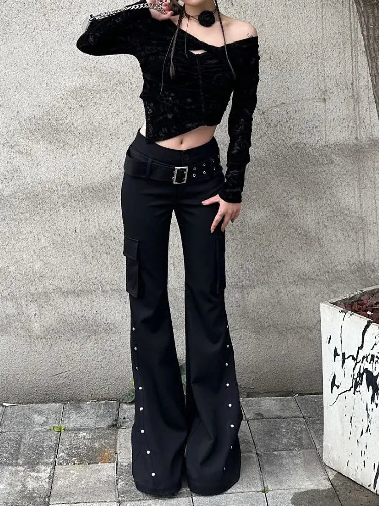 Gothic Belted Slim Pants Secondary image