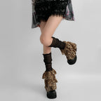 Gothic Leopard Lace Summer Sock