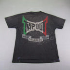 Black Mexico USA Flags Martial Arts T-shirt