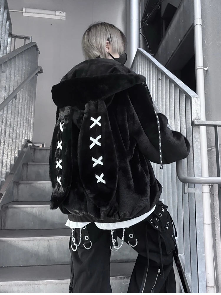 Kawaii Style Fluffy Coat