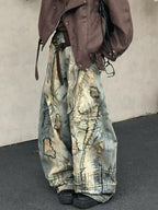 Embroidered Gothic Destruction Pant