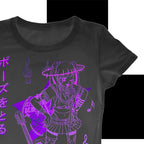 Cyber Graphic Vintage Cotton T-shirt