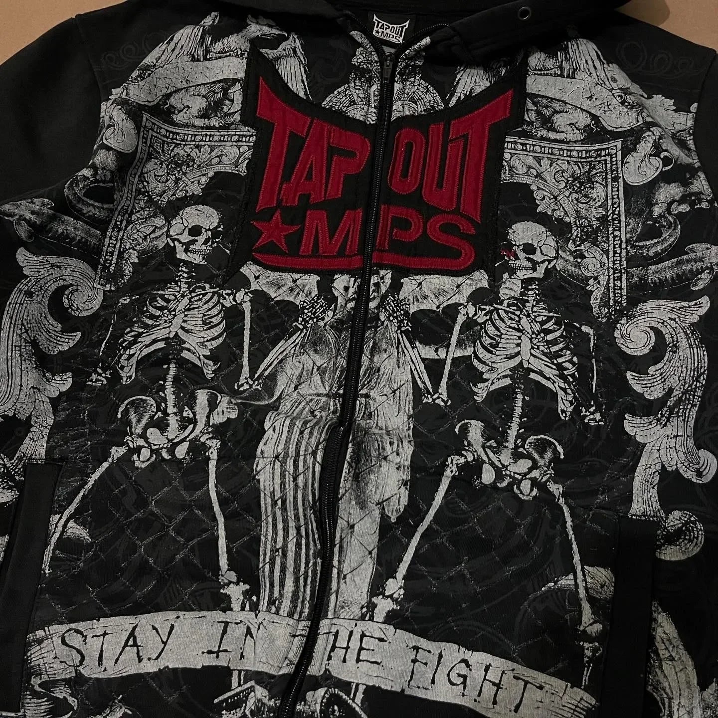 Gothic Red Letter Vintage Hoodie