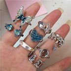 Unisex Insect Exaggeration Cicada Gothic Ring