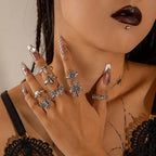 Punk Skeleton Spider Gothic Ring