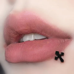 Cross Medusa Dahlia Flat Lip Stud