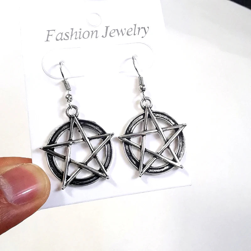 Vintage Fairy Wings Grunge Hanging Earring