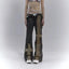 Cross Patchwork Flare Pants