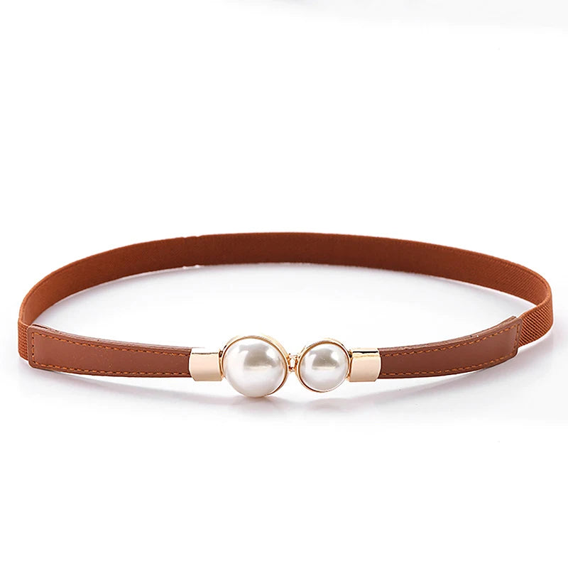 PU Gothic Leather Pin Buckle Belt