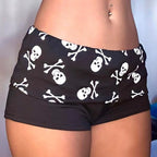 Skull Graphic Shorts