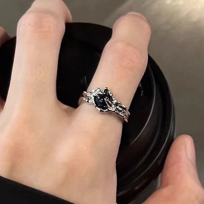 Punk Gothic Bat Wing Ring