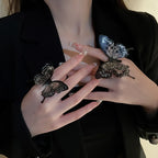 Large Butterfly Gothic Ring