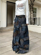 Camouflage Gothic Spliced Pant