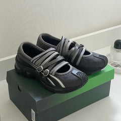 Mary Jane Sneakers Women Y2K Trendy Flat