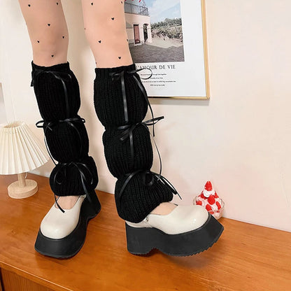 Gothic Bubble Lantern Knitted Sock