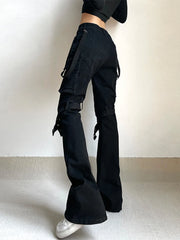 AltGoth E-girl Gothic Straight Pant
