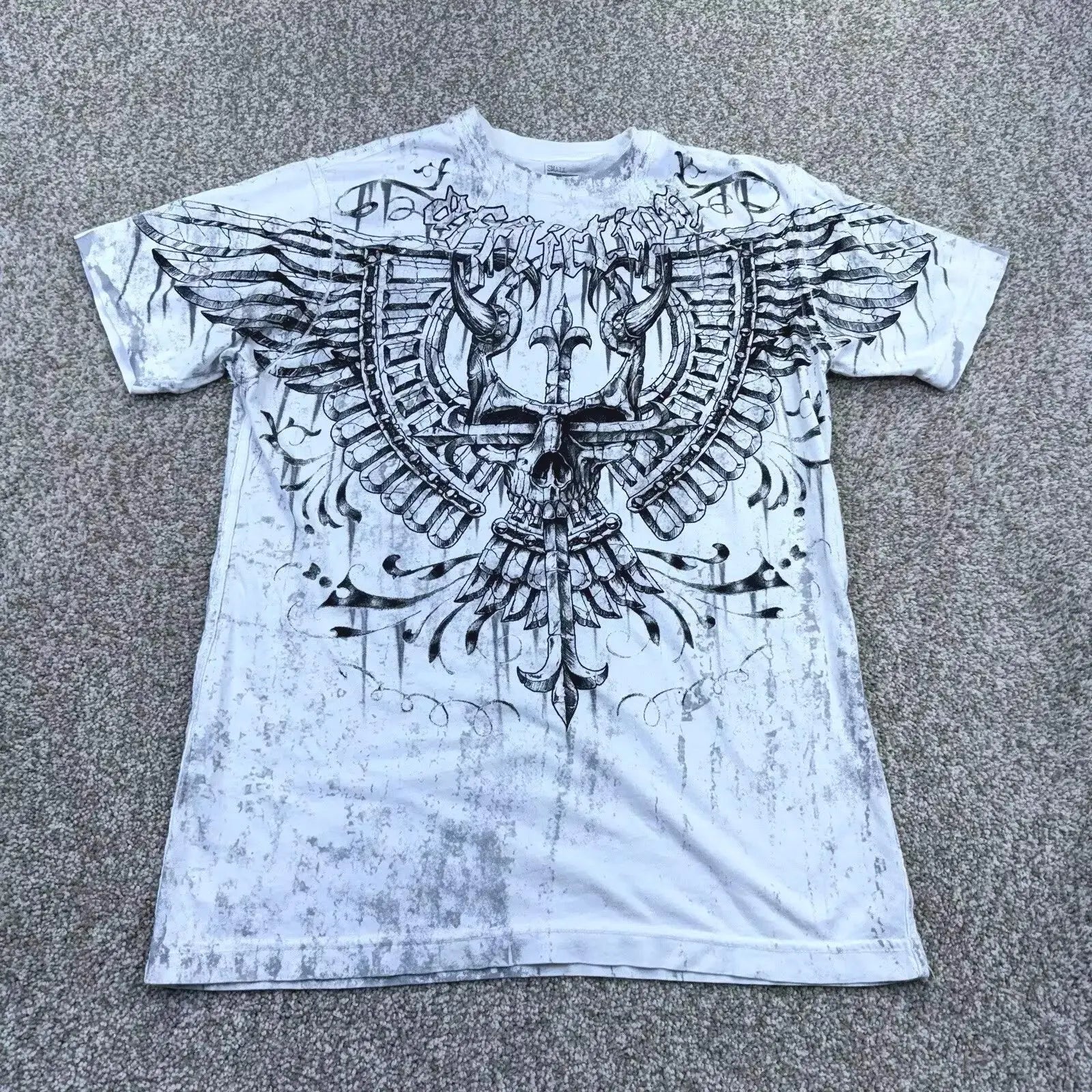 Gothic Graphic Oversized Cotton T-shirt Main image
