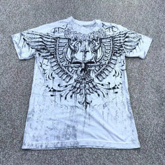 Gothic Graphic Oversized Cotton T-shirt