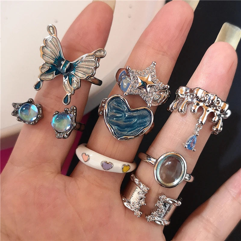 Unisex Insect Exaggeration Cicada Gothic Ring Main image