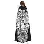 Skeleton Long Hooded Cloak