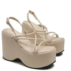 Punk Wedge Gothic Platform Sandal