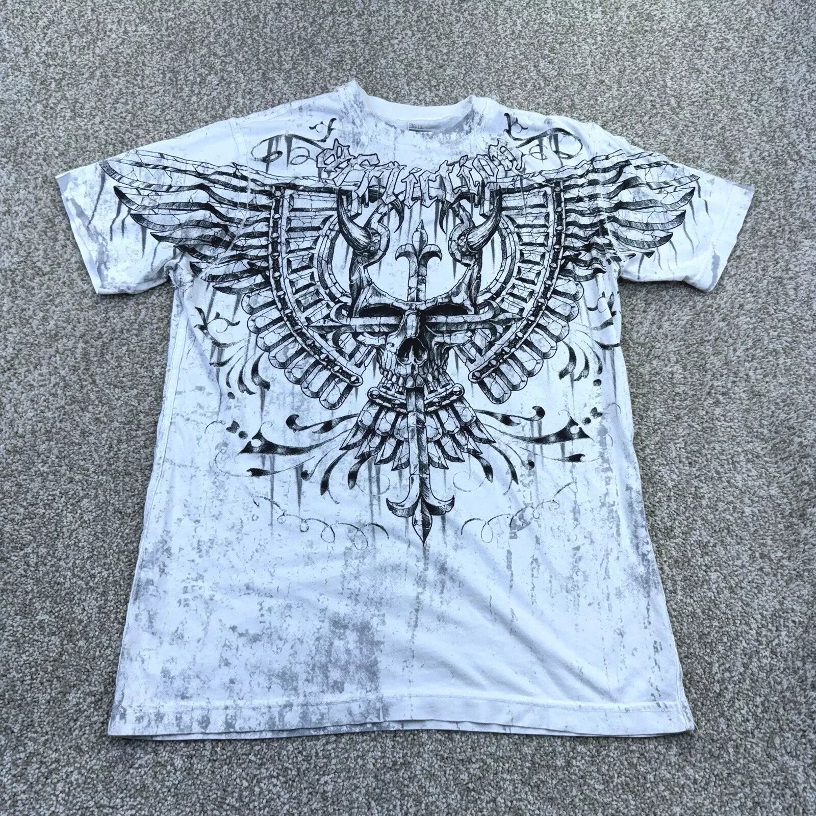 Gothic Graphic Oversized Cotton T-shirt
