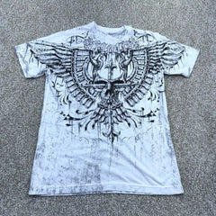 Gothic Graphic Oversized Cotton T-shirt