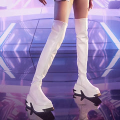 Women Punk 10 CM Platform Chunky Gothic Boot