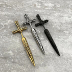 Steel Punk Gothic Sword Dagger Stud Earring