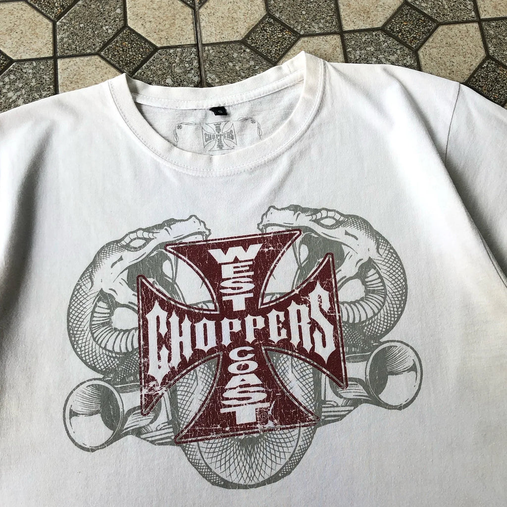 Hip Hop Skull Graphic Cotton Oversized T-shirt