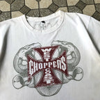 Hip Hop Skull Graphic Cotton Oversized T-shirt