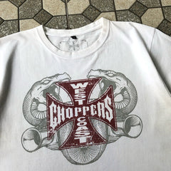 Hip Hop Skull Graphic Cotton Oversized T-shirt