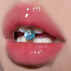 14G Surgical Steel Fish Scales Ball Tongue Ring