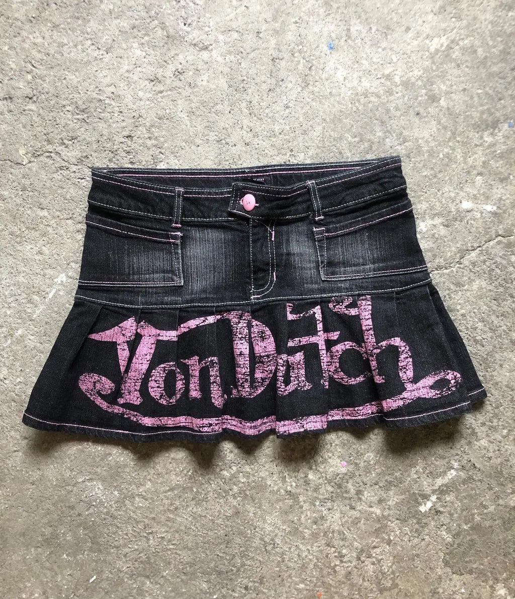 Y2K Harajuku Goth Sexy Spice Girls Skirt