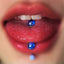 16mm Titanium Steel Colorful Ball Tongue Ring
