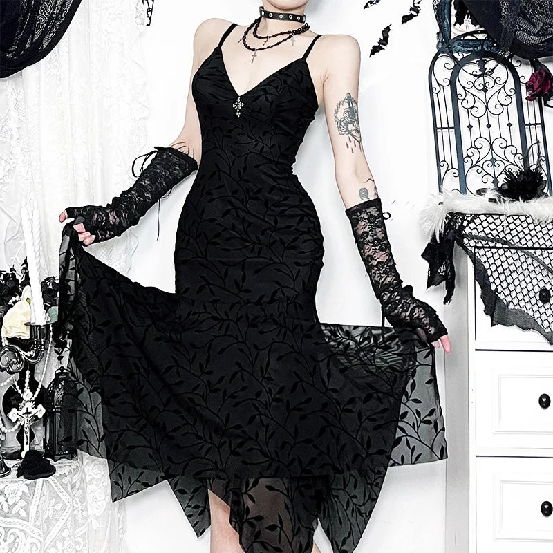 Vintage Bodycon Straps Midi Dress Main image