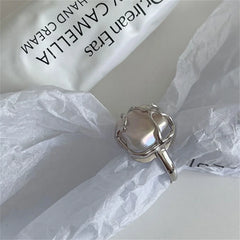 Fashion Silver Minimalist Gothic Ring