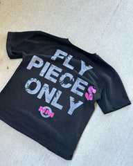 Y2K Casual Gothic Cartoon Graphic T-shirt