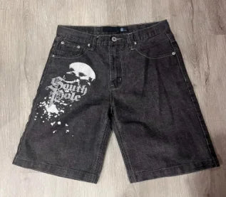 Wing Pocket Embroidered Short