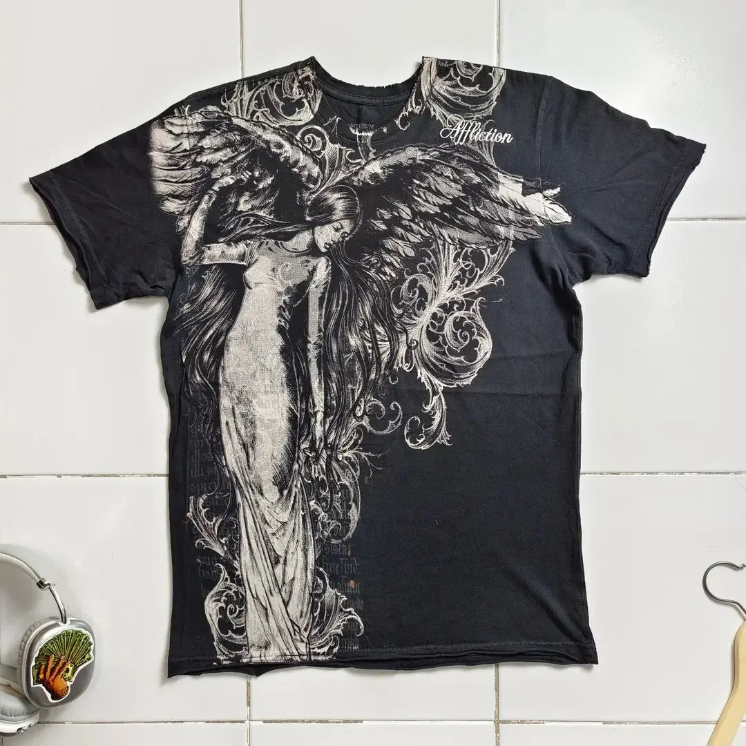 Affliction Logo Cotton T-shirt