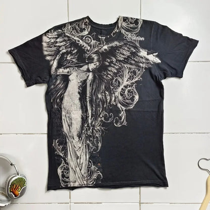 Affliction Logo Cotton T-shirt