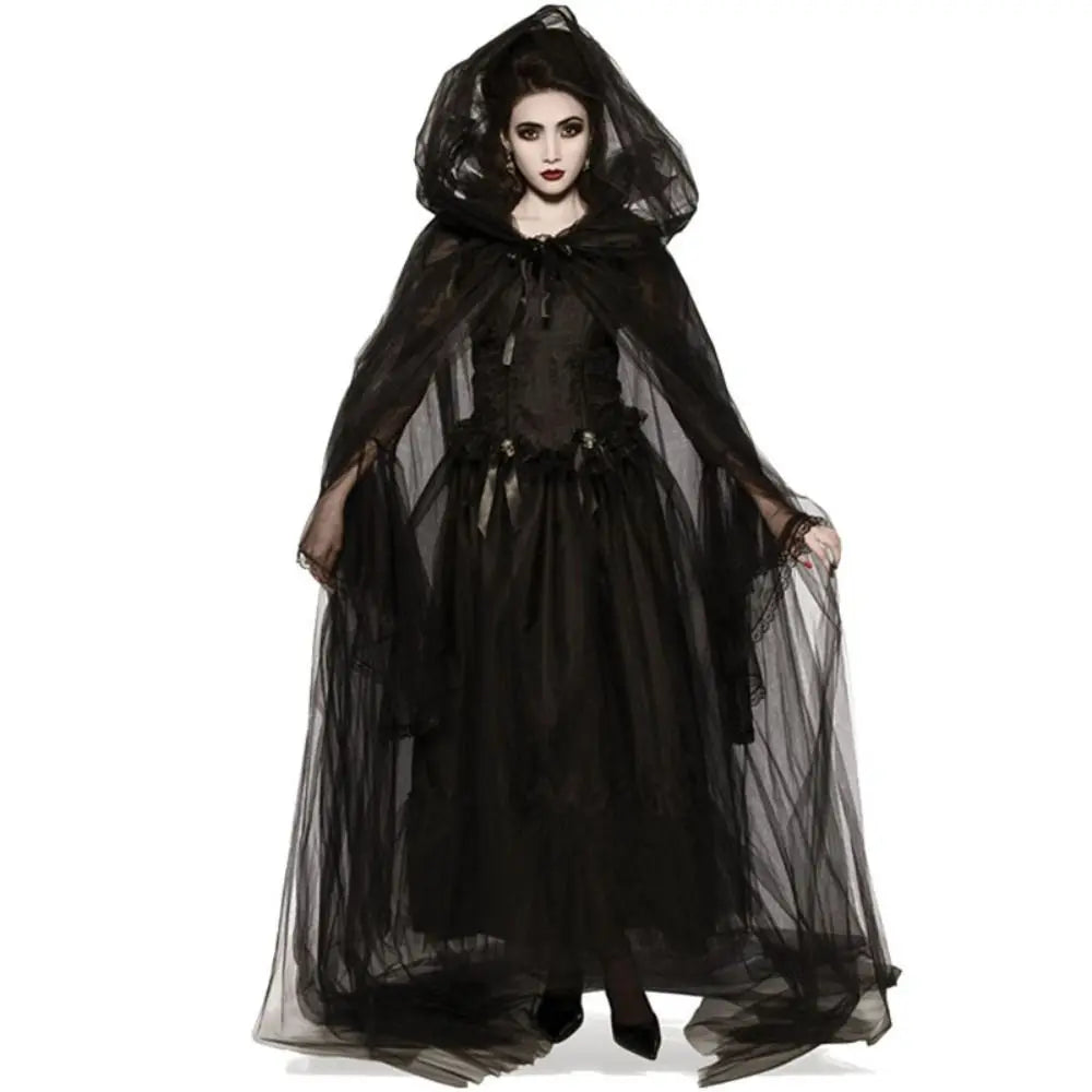 Sheer Mesh Costume Cloak Secondary image